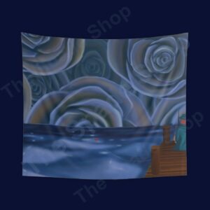 Living in Blues Tapestry