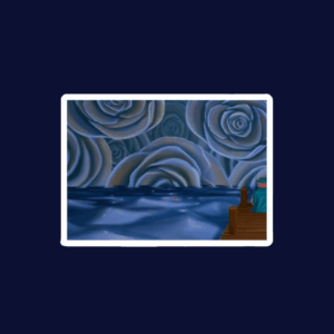 Living in Blues Sticker