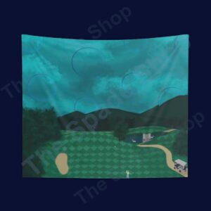 Hazy Greens Tapestry