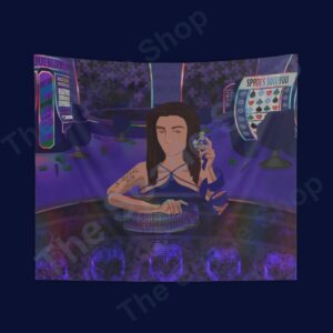 Poker Face Tapestry