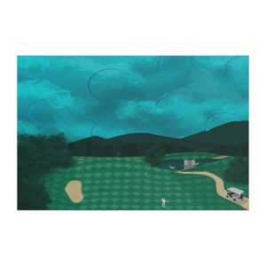 Hazy Greens Print