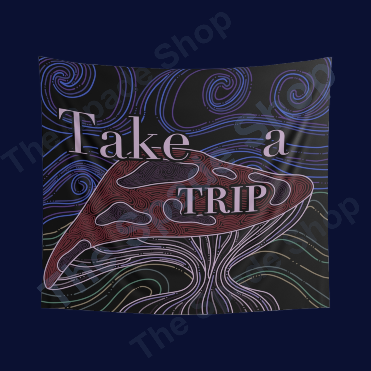 Take a Trip Mushroom Tapestry
