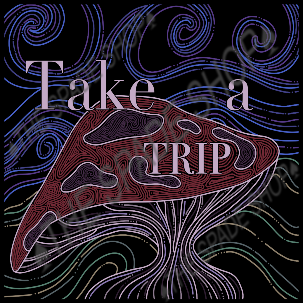 Take a Trip Mushroom Print